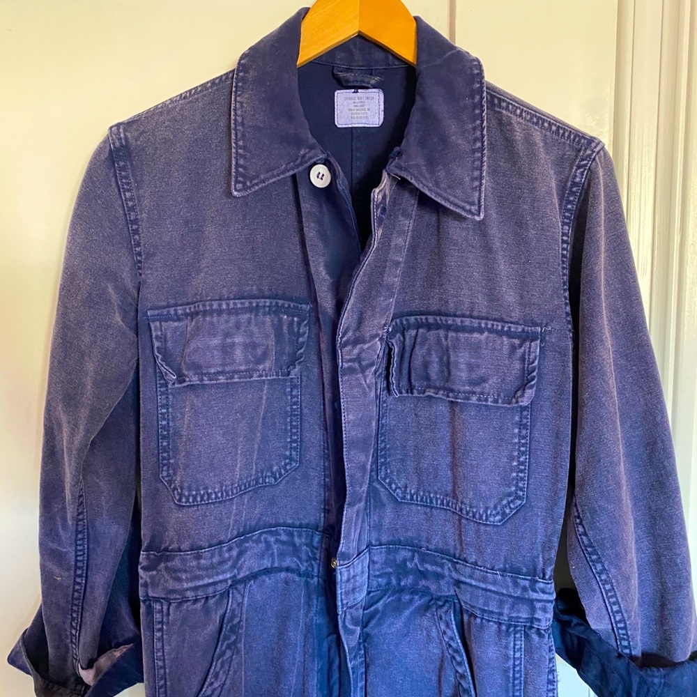 Vintage Boiler Suit Indigo-Dyed